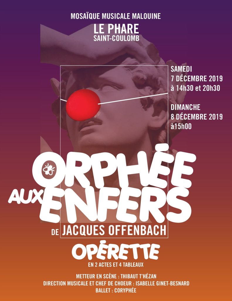 AFFICHE ORPHE´E AUX ENFERS