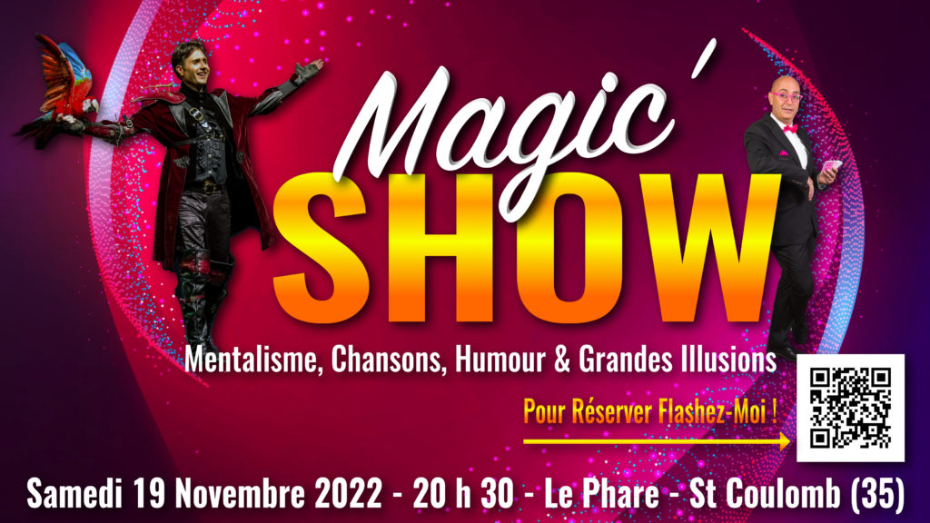 Magic'Show Bandeau 1920-1080 -QR Code