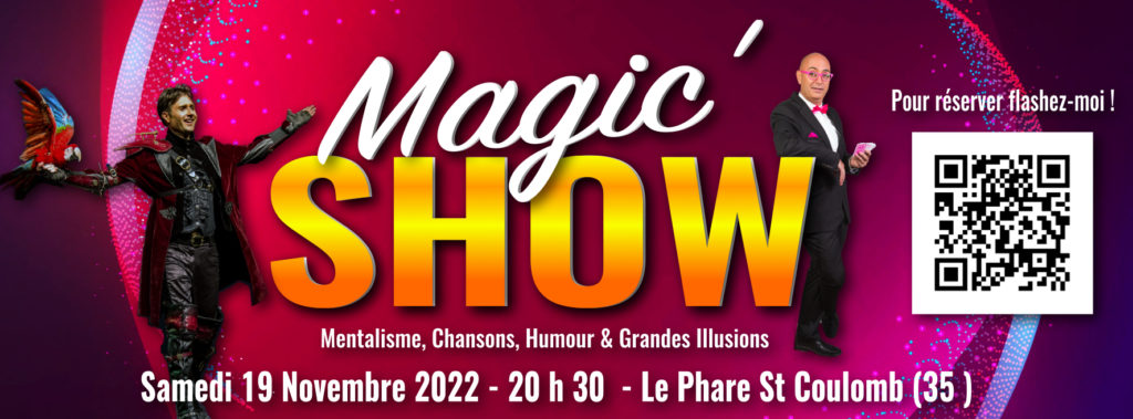 Magic'Show Bandeau FB -QR Code